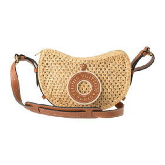 Louis Vuitton LV Pool Croissant Handbag Beige - Picture 1 of 9